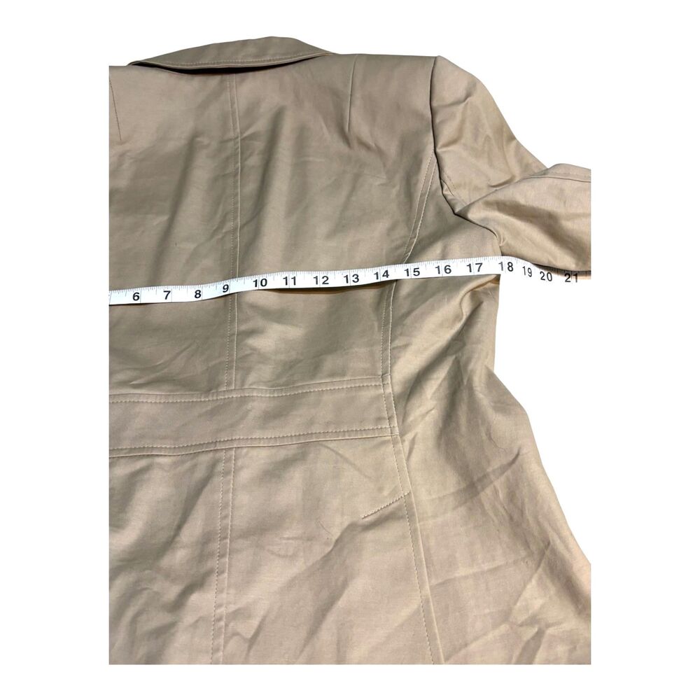 Banana Republic Career Suit Set Khaki Blazer Size 10 Skirt Size 8 - Picture 7 of 14